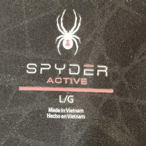 Black Spyder Active High Rise Legging with Side Pockets L